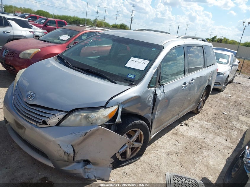 Vin: 5tdkk3dc7fs610752, lot: 46659920, toyota sienna le 8 passenger 20152