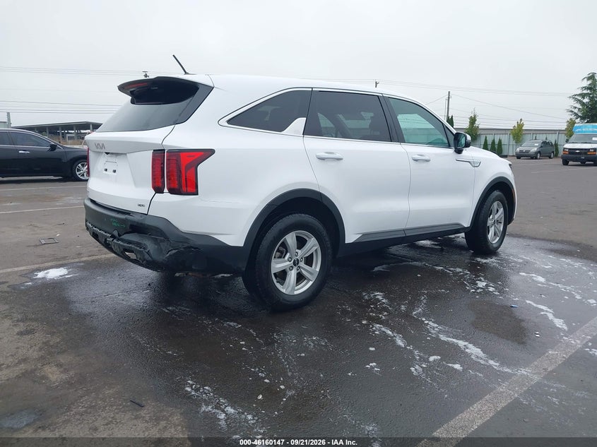 Vin: 5xyrgdlc2pg209695, lot: 46659946, kia sorento lx 20234