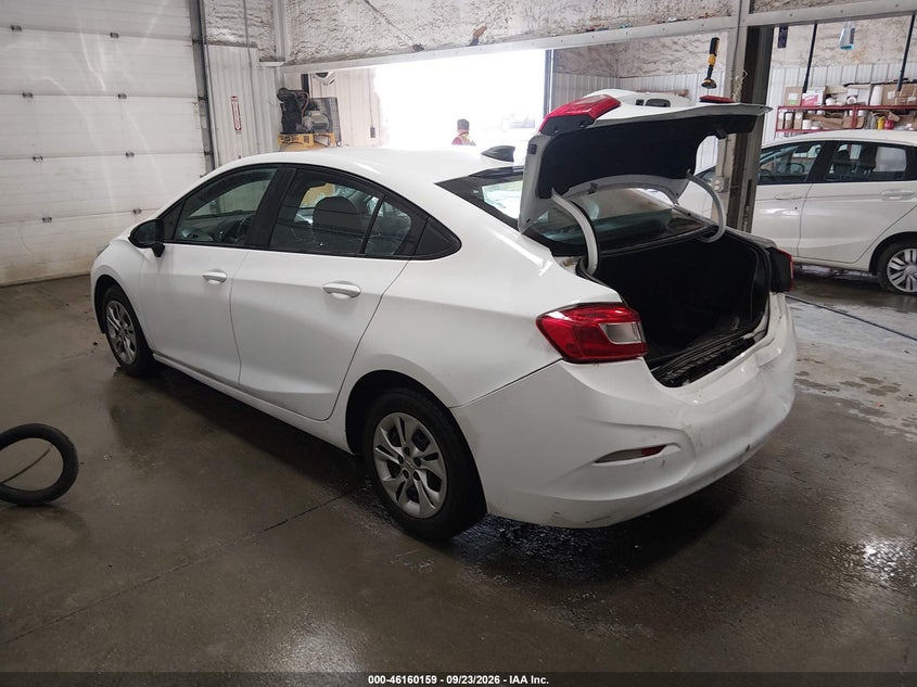 Vin: 1g1bc5sm8k7129569, lot: 46659959, chevrolet cruze ls 20193