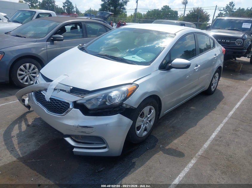 Vin: knafk4a63f5307847, lot: 46659979, kia forte lx 20152