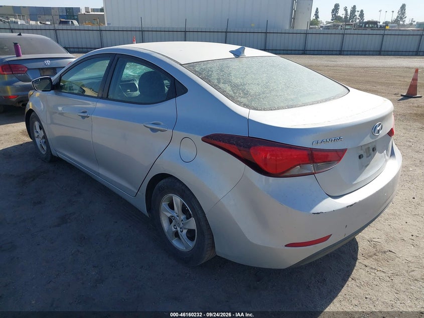 Vin: 5npdh4ae0eh477677, lot: 46660031, hyundai elantra se 20143