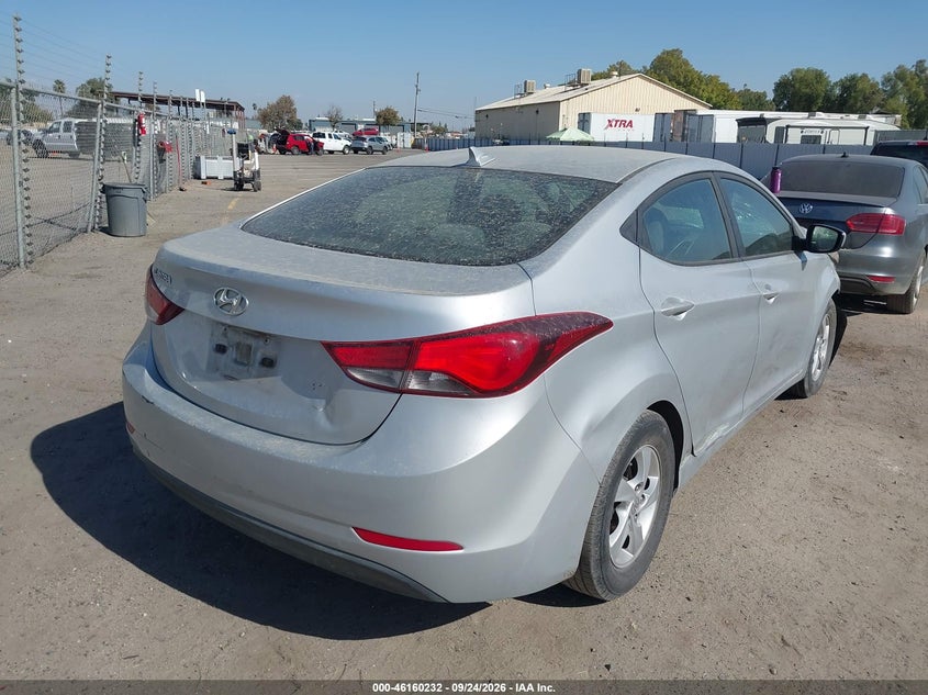 Vin: 5npdh4ae0eh477677, lot: 46660031, hyundai elantra se 20144