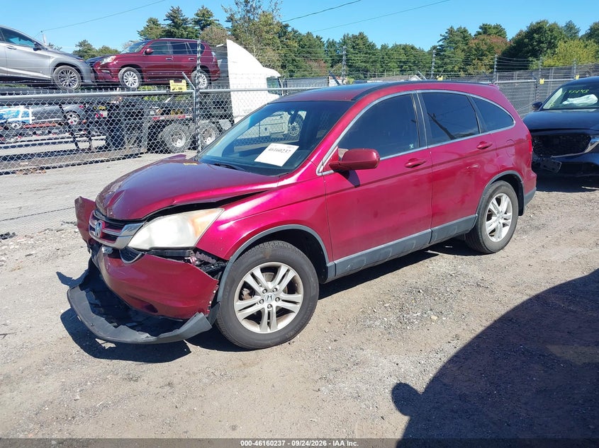 Vin: jhlre4h72ac008783, lot: 46660036, honda cr-v ex-l 20102