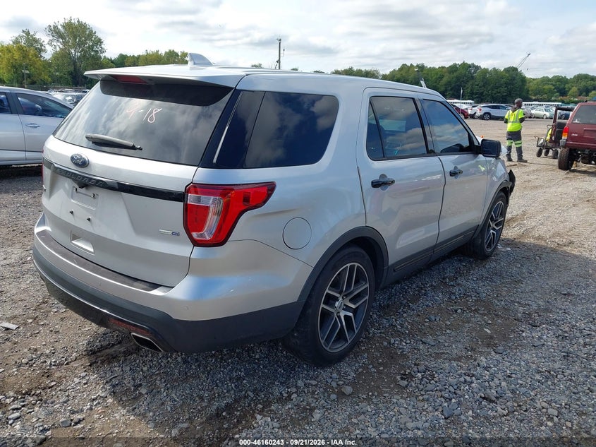Vin: 1fm5k8gt3ggd09019, lot: 46660042, ford explorer sport 20164