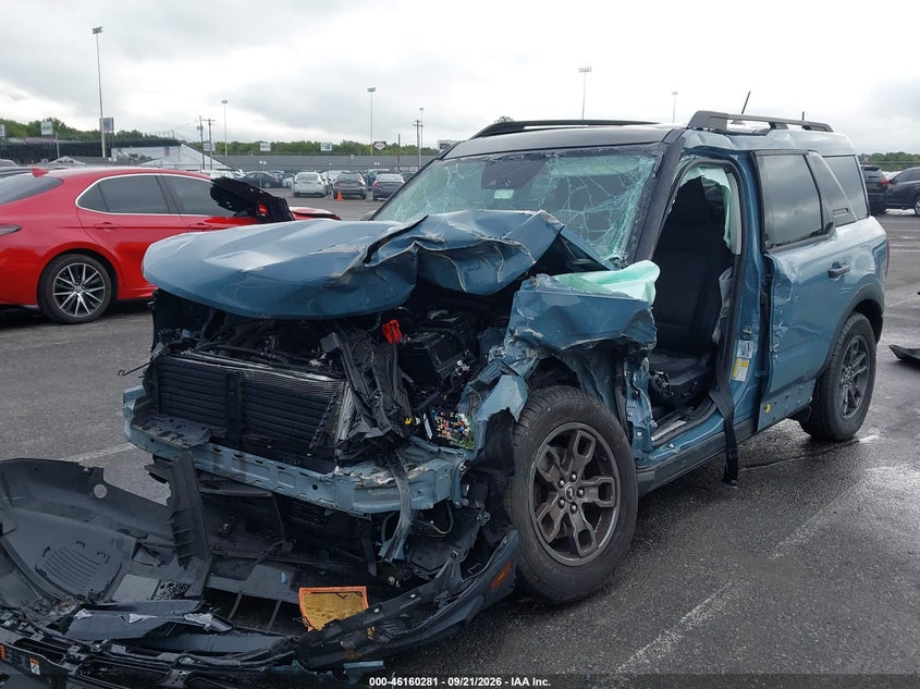 Vin: 3fmcr9b67nrd11663, lot: 46660080, ford bronco sport big bend 20222