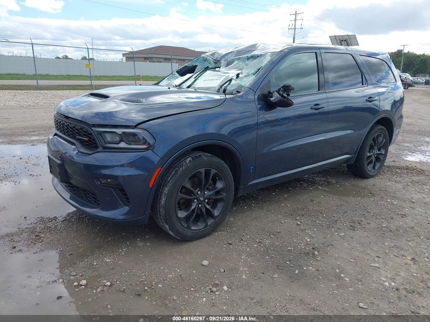 Vin: 1c4rdjdg8mc578988, lot: 46660096, dodge durango gt plus awd 20212