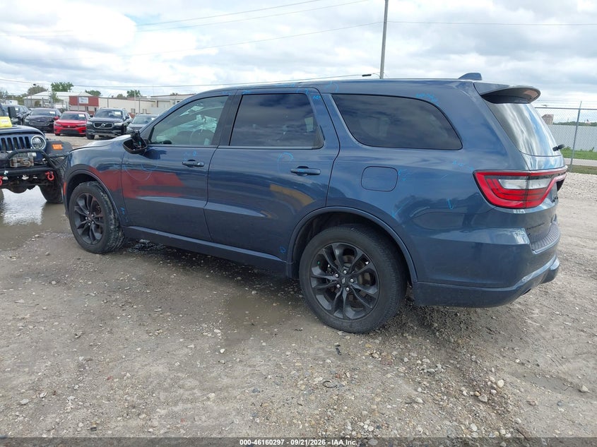 Vin: 1c4rdjdg8mc578988, lot: 46660096, dodge durango gt plus awd 20213