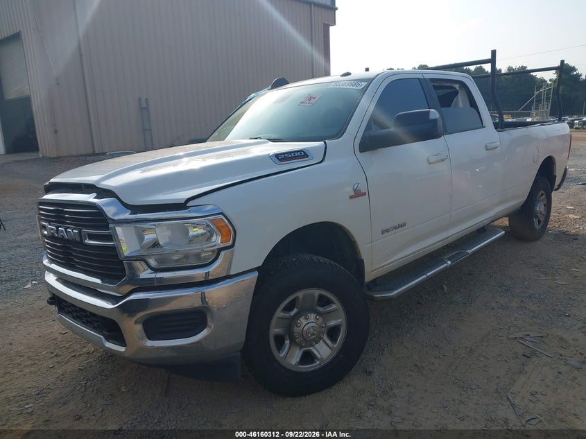 Vin: 3c6ur5jl6mg652773, lot: 46660112, ram 2500 big horn  4x4 8' box 20212