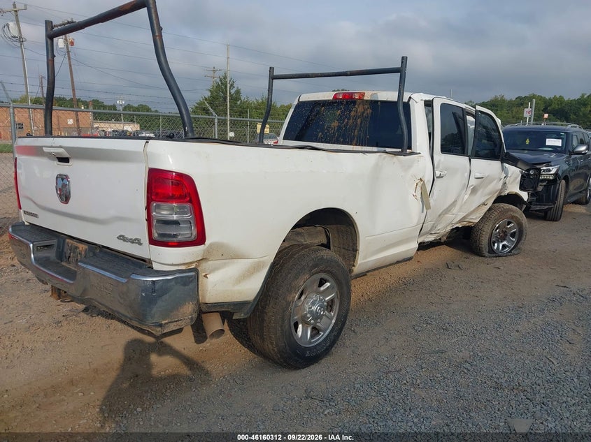 Vin: 3c6ur5jl6mg652773, lot: 46660112, ram 2500 big horn  4x4 8' box 20214