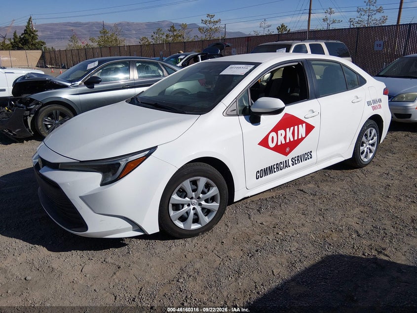Vin: jtdbcmfe7p3016456, lot: 46660115, toyota corolla hybrid le 20232