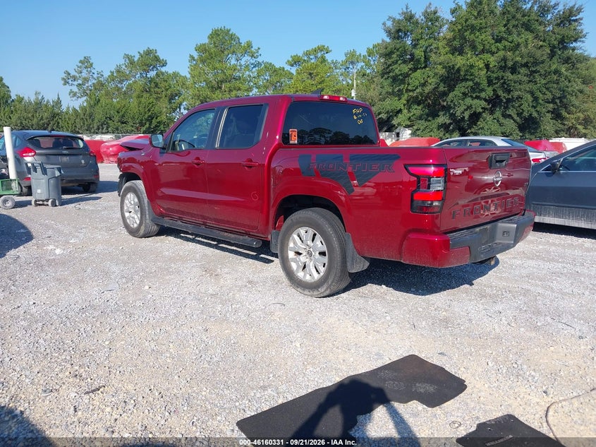 Vin: 1n6ed1ej0pn605924, lot: 46660130, nissan frontier sv 4x2 20233