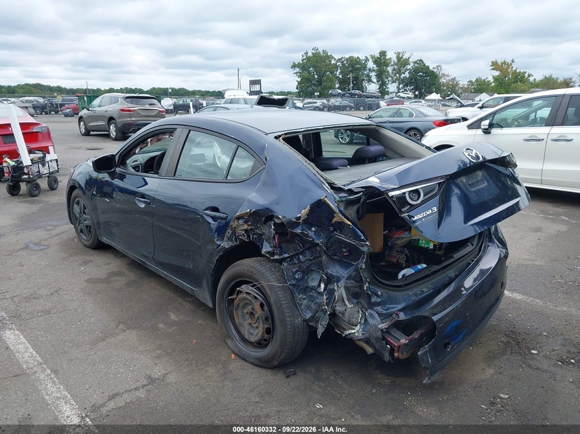 Vin: jm1bm1u7xe1167462, lot: 46660131, mazda mazda3 i sport 20143