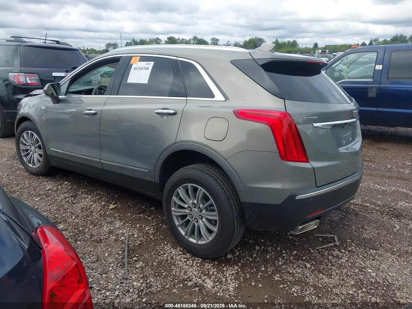 Vin: 1gykncrs2kz117734, lot: 46660145, cadillac xt5 luxury 20193
