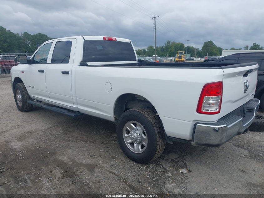 Vin: 3c6ur5hj0mg582353, lot: 46660148, ram 2500 tradesman  4x4 8' box 20213
