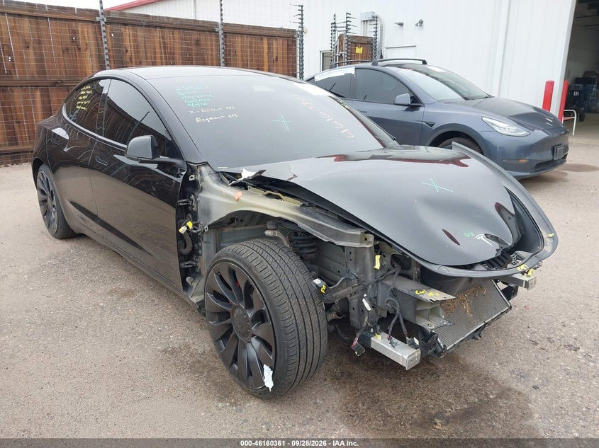 Vin: 5yj3e1ec9nf107371, lot: 46660160, tesla model 3 performance dual motor all-wheel drive 2022 img_1