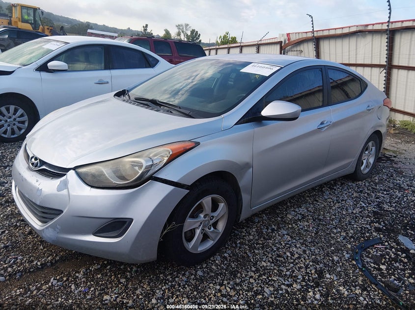 Vin: 5npdh4ae5dh285184, lot: 46660205, hyundai elantra gls 20132