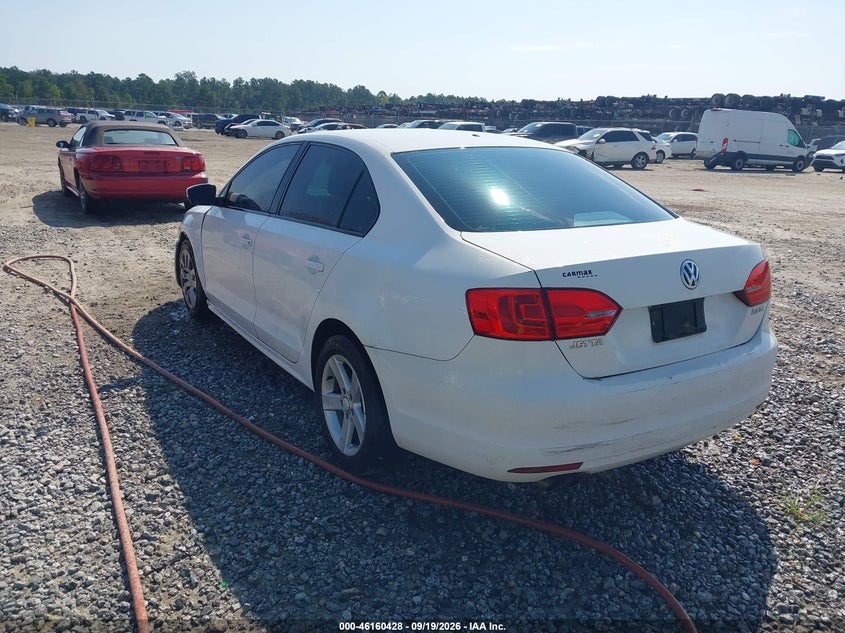 VOLKSWAGEN JETTA 2011 VIN 3VWDX7AJ3BM349311