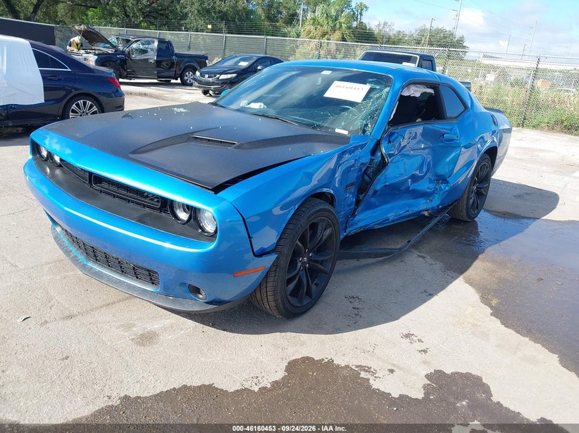 Vin: 2c3cdzbt2jh333055, lot: 46660252, dodge challenger r/t 20182