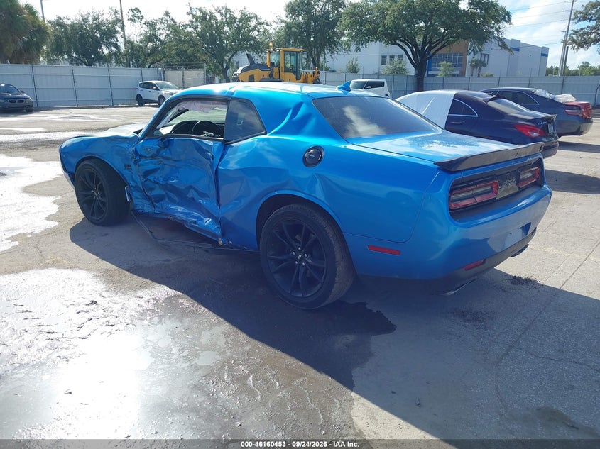 Vin: 2c3cdzbt2jh333055, lot: 46660252, dodge challenger r/t 20183