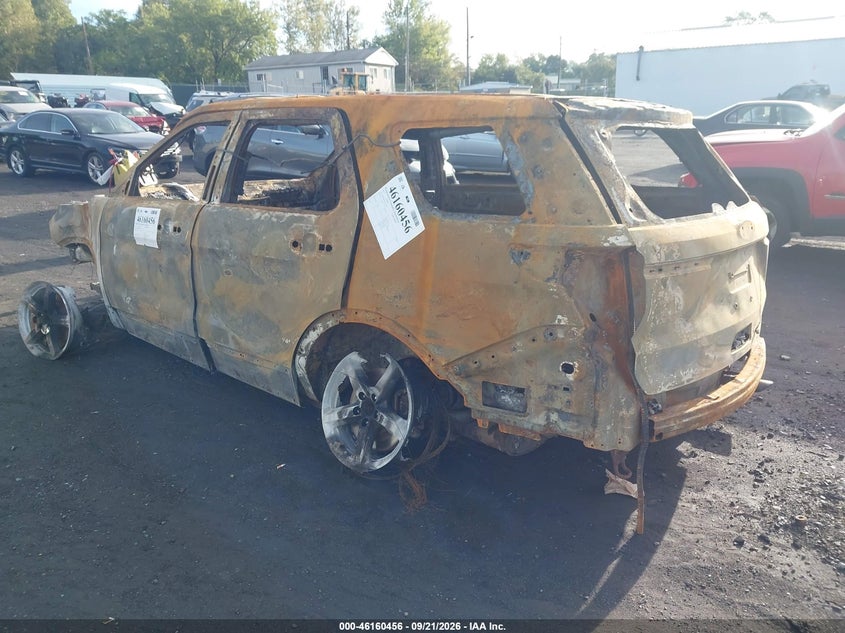 Vin: 1fm5k8d85hgc91320, lot: 46660255, ford explorer xlt 20173