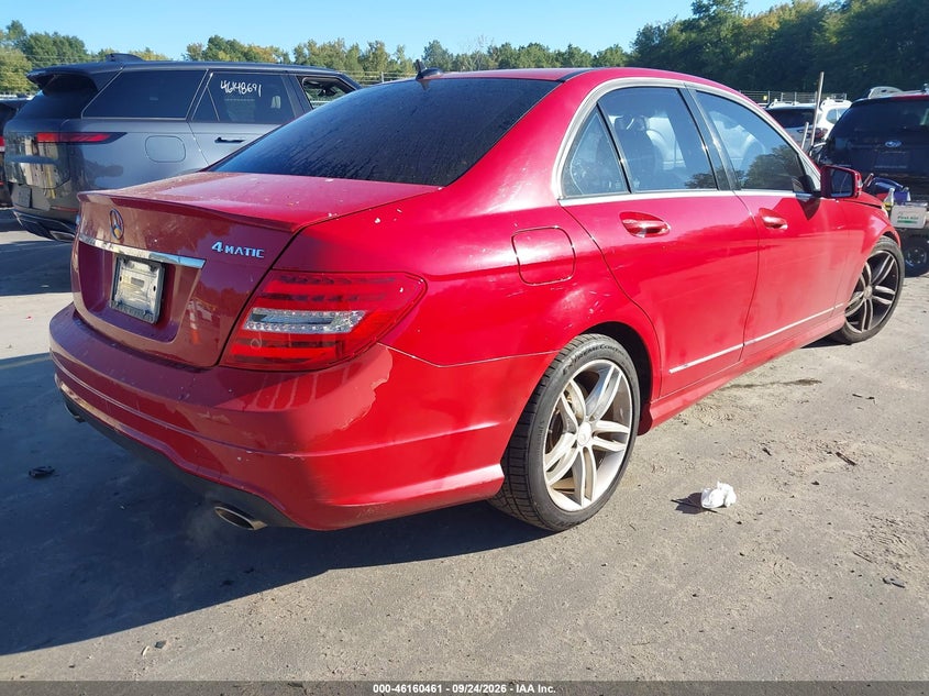 Vin: wddgf8ab1dr284032, lot: 46660260, mercedes-benz c 300 sport 4matic 20134