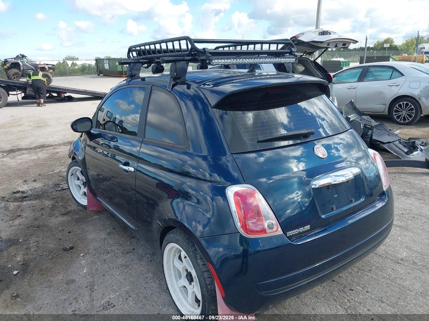 Vin: 3c3cffar2dt739105, lot: 46660266, fiat 500 pop 20133