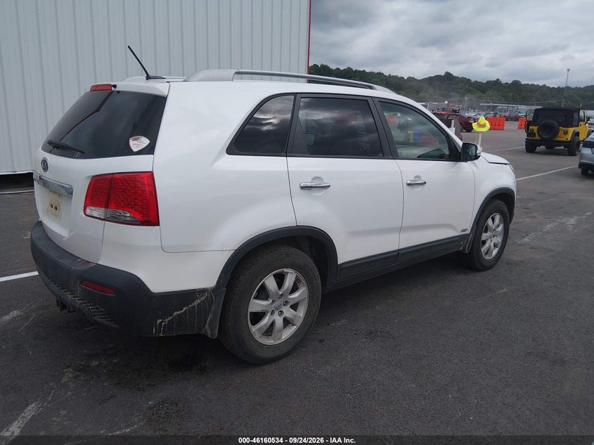 Vin: 5xyktda21dg310505, lot: 46660334, kia sorento lx v6 20134