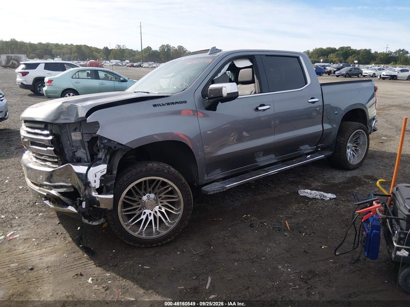 Vin: 1gcuyget4mz200290, lot: 46660348, chevrolet silverado 1500 4wd  short bed ltz 20212