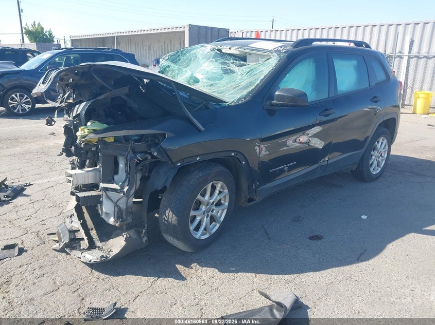Vin: 1c4pjlabxfw701356, lot: 46660363, jeep cherokee sport 20152