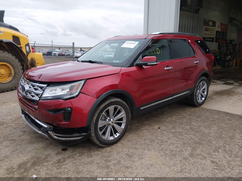 Vin: 1fm5k8f83jga21327, lot: 46660400, ford explorer limited 20182