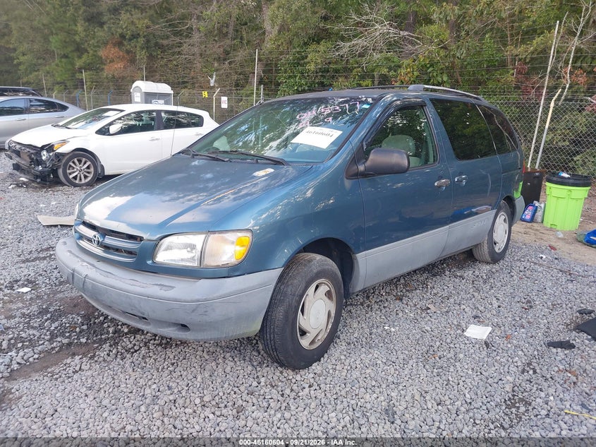 TOYOTA SIENNA 2000 VIN 4T3ZF13C8YU245377