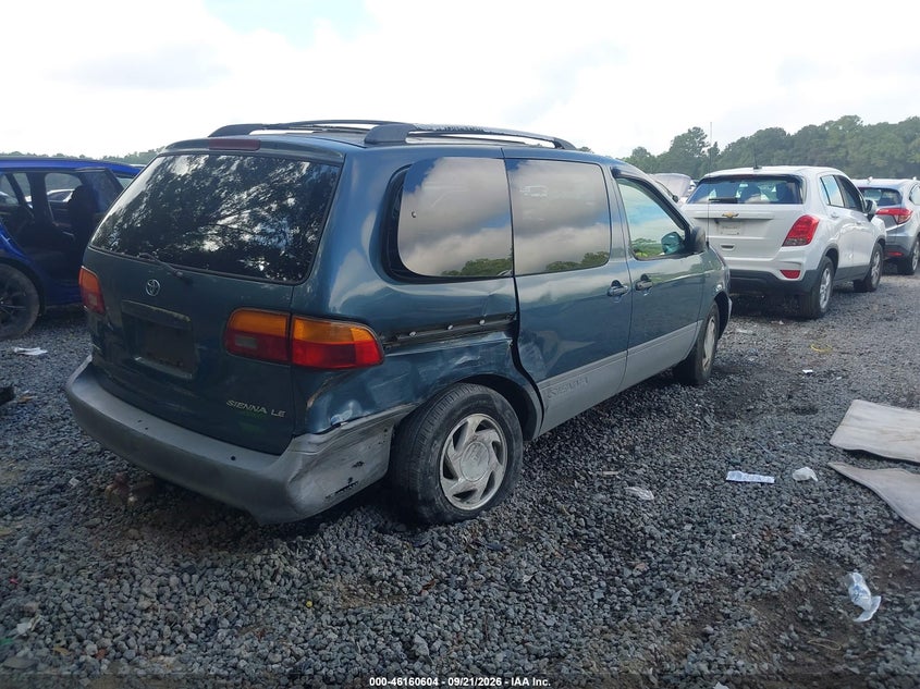 TOYOTA SIENNA 2000 VIN 4T3ZF13C8YU245377