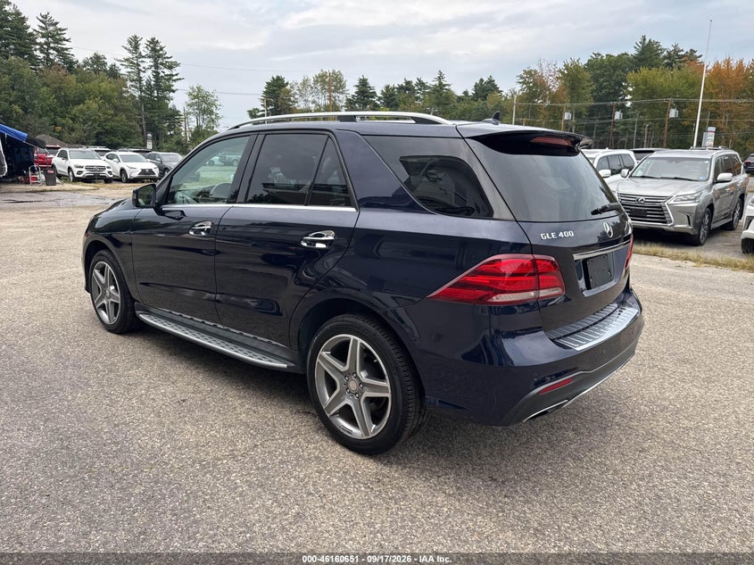 Vin: 4jgda5gb7ga636868, lot: 46660450, mercedes-benz gle 400 4matic 20163