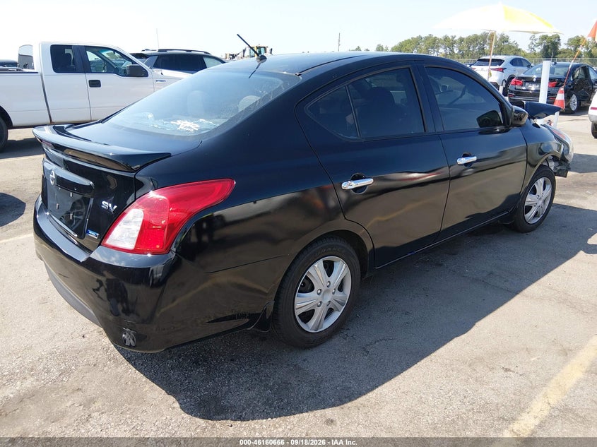 Vin: 3n1cn7ap0fl805031, lot: 46660465, nissan versa 1.6 sv 20154