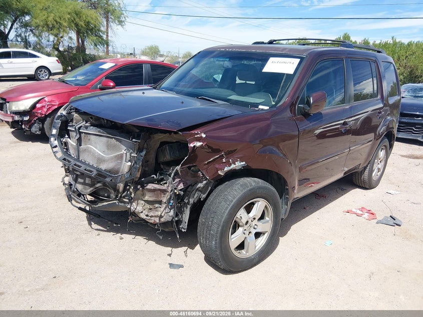 Vin: 5fnyf3h50bb047066, lot: 46660493, honda pilot ex-l 20112