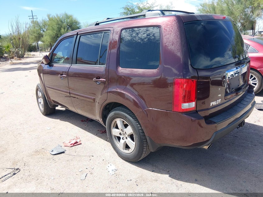 Vin: 5fnyf3h50bb047066, lot: 46660493, honda pilot ex-l 20113