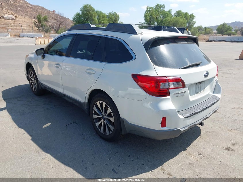 Vin: 4s4bsalc3g3240551, lot: 46660498, subaru outback 2.5i limited 20163