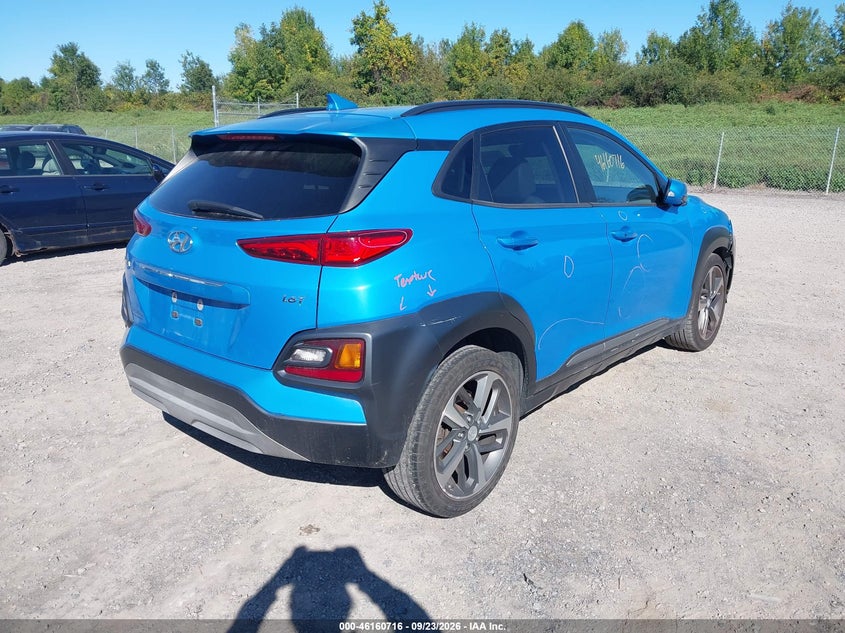 Vin: km8k33a5xmu626919, lot: 46660515, hyundai kona limited 20214