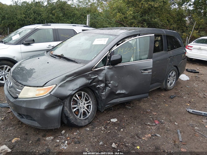 Vin: 5fnrl5h6xdb058984, lot: 46660543, honda odyssey ex-l 20132
