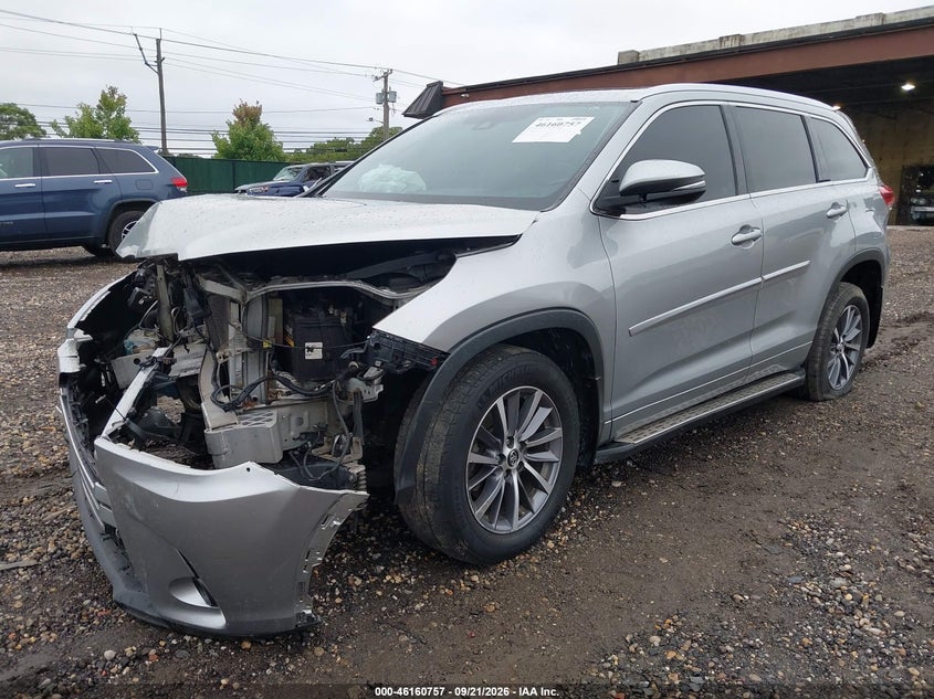 Vin: 5tdjzrfh6js532377, lot: 46660556, toyota highlander xle 20182
