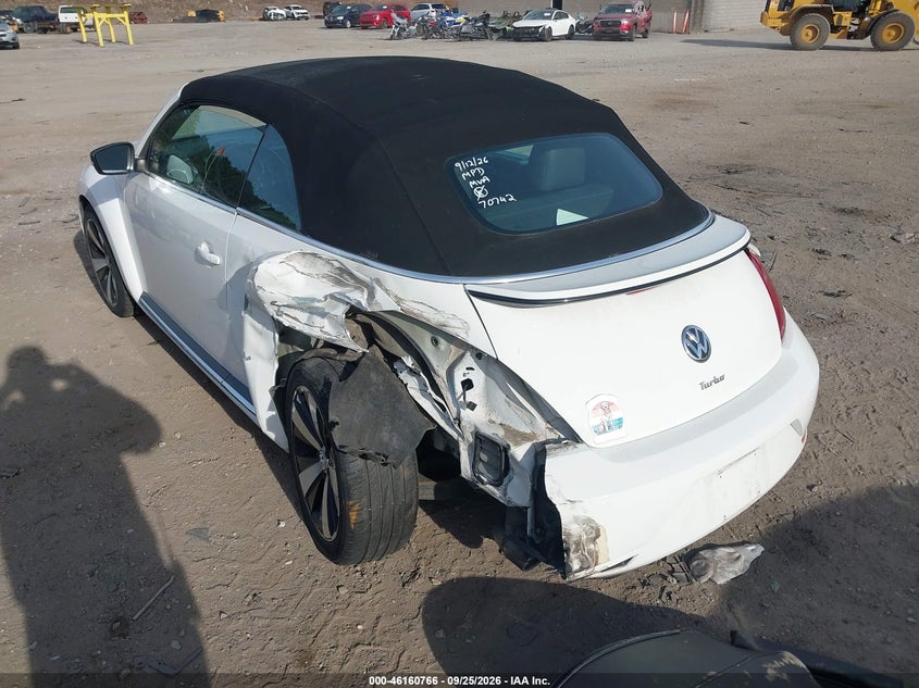 Vin: 3vw8t7at4dm823106, lot: 46660565, volkswagen beetle 2.0t 20133