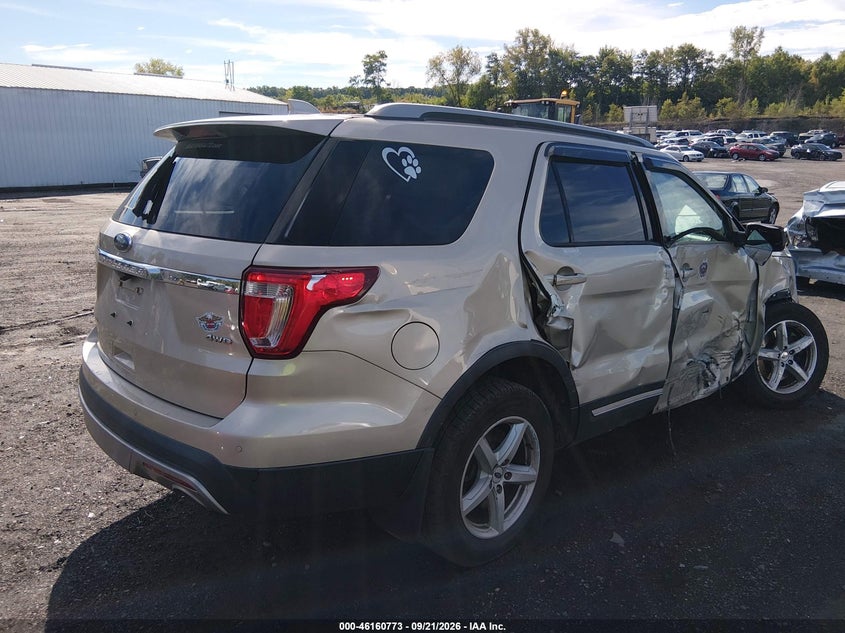 Vin: 1fm5k8d83hgb86291, lot: 46660572, ford explorer xlt 20174
