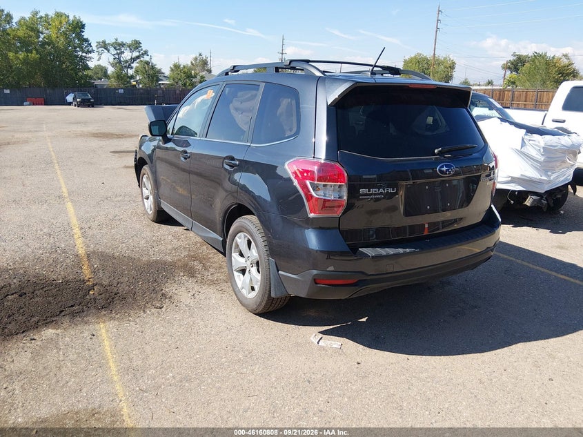 Vin: jf2sjarc3fh458815, lot: 46660607, subaru forester 2.5i limited 20153
