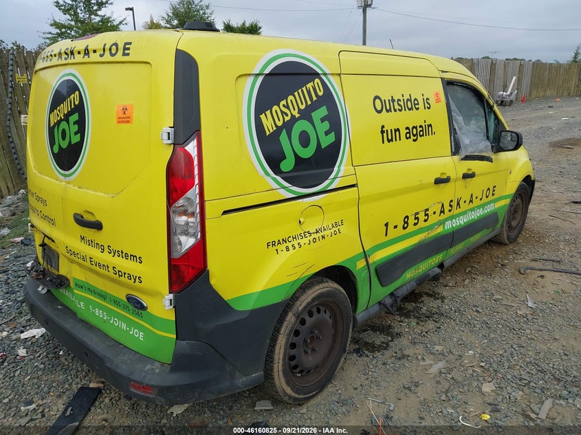 Vin: nm0ls7e76h1307861, lot: 46660624, ford transit connect xl 20174