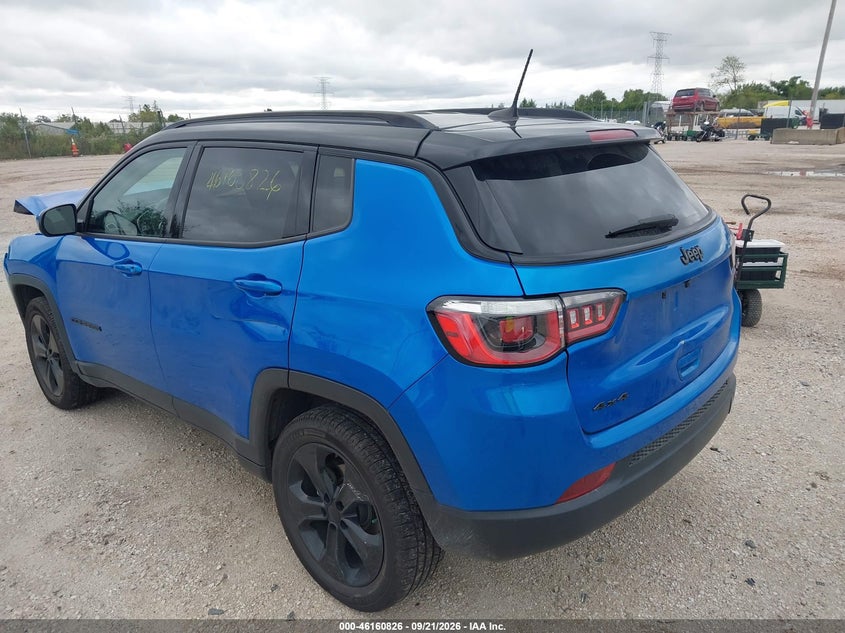 Vin: 3c4njdbb3kt621277, lot: 46660625, jeep compass altitude 4x4 20193