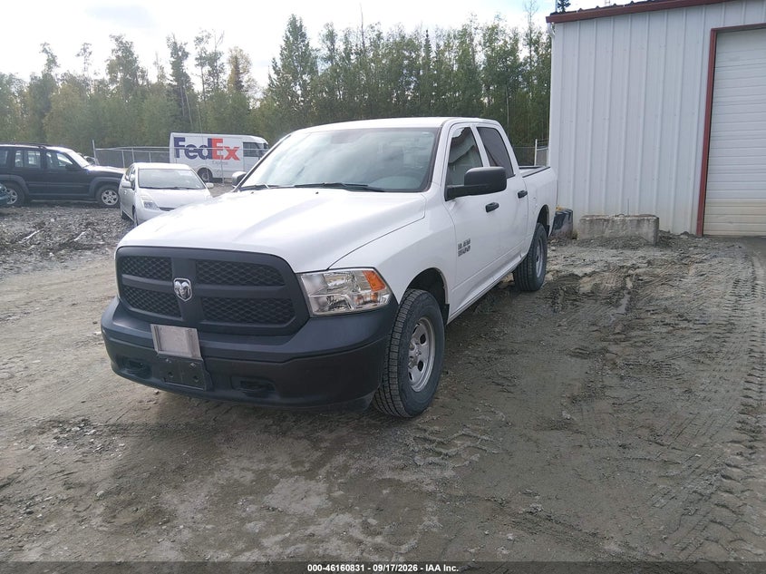 Vin: 1c6rr7kg3js297178, lot: 46660630, ram 1500 tradesman  4x4 5'7 box 20182