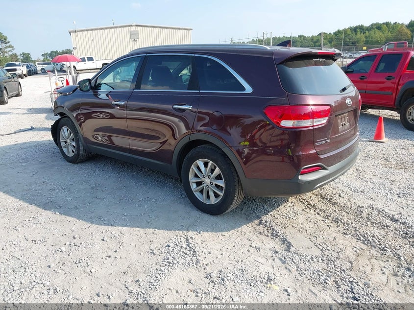 Vin: 5xypg4a31gg144963, lot: 46660666, kia sorento 2.4l lx 20163