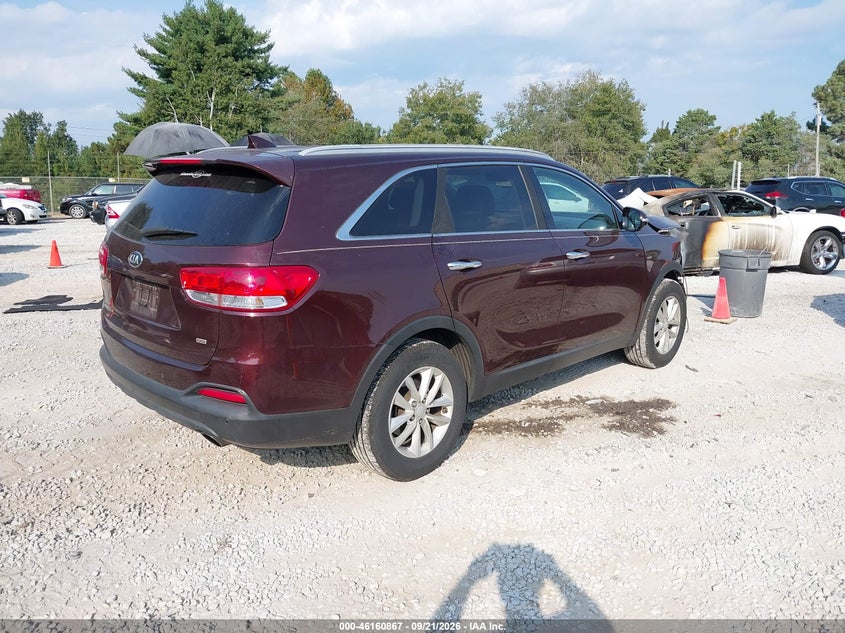 Vin: 5xypg4a31gg144963, lot: 46660666, kia sorento 2.4l lx 20164