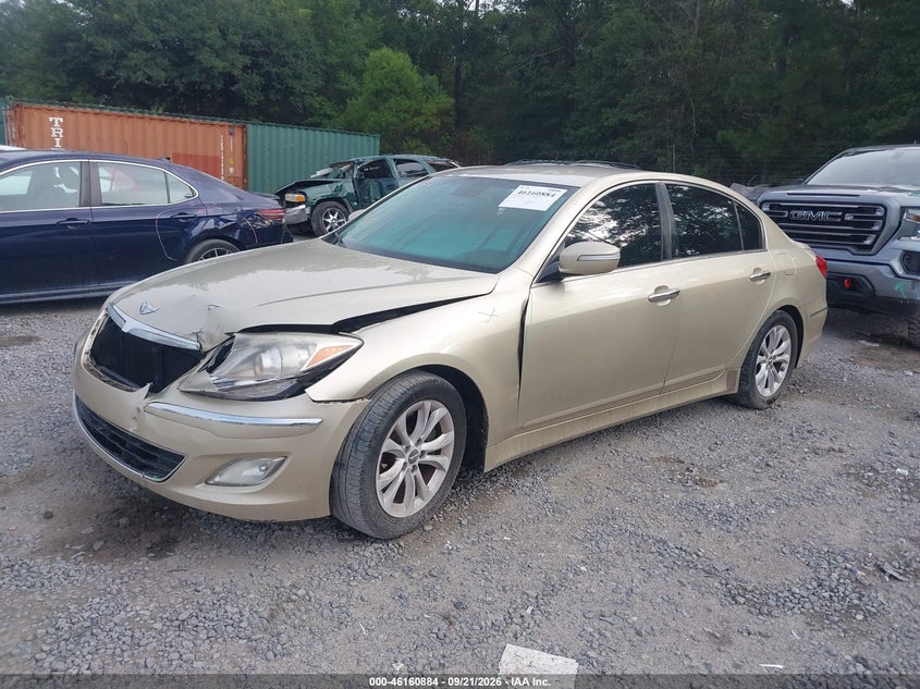 Vin: kmhgc4dd5cu175427, lot: 46660683, hyundai genesis 3.8 20122