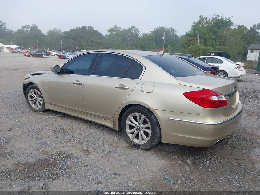 Vin: kmhgc4dd5cu175427, lot: 46660683, hyundai genesis 3.8 20123
